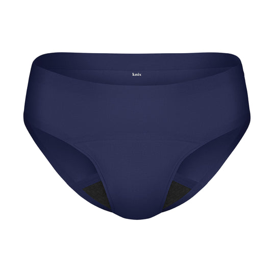 KNIX Super Leakproof No-Show Bikini Period Underwear – Heavy Flow, Reusable Absorbent Menstrual & Incontinence Panties