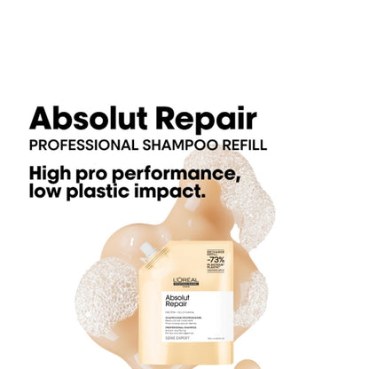 L'Oreal Professionnel Paris Absolut Repair Shampoo – Nourishing Protein Shampoo For Dry, Damaged Hair, Repairs Damage and Provides Shine