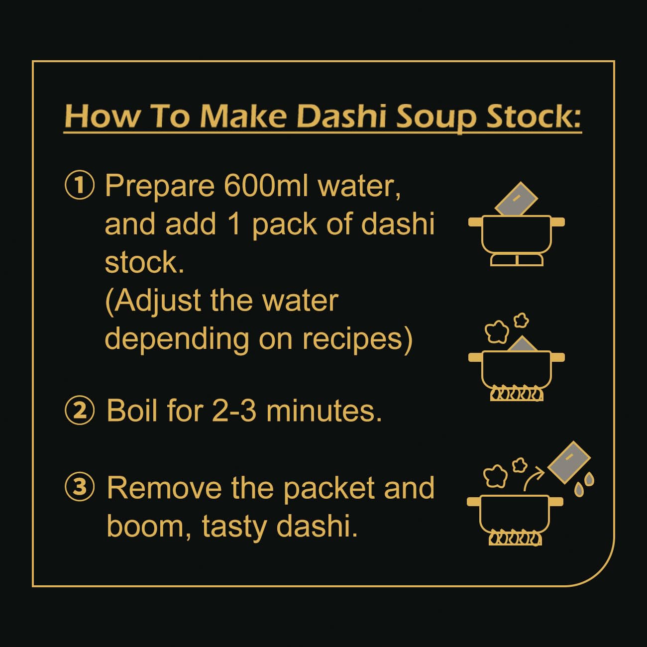 TALCUFON Dashi Stock (Dashi Broth, Dashi Packet), Umami Dashi Soup Stock, Use 6 Carefully Selected Natural Ingredients, Made in Japan, 8g×15 packets