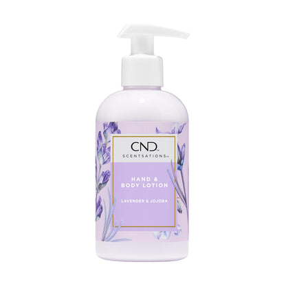CND Scentsations Hand & Body Lotion, Deep Moisturizing and Hydrating Formula for Dry Damaged Skin, Dermatologically Tested, 8.3 oz.