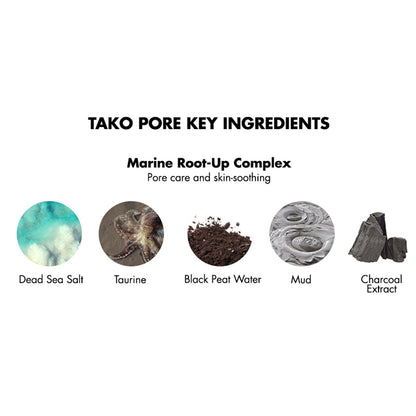 TONYMOLY Tako Pore Peel Off Mask – Charcoal Blackhead Remover for Face & Nose, Deep Cleansing Korean Skincare Pore Mask for Women & Men, Removes Dirt, Oil & Impurities