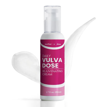 Vaginal Moisturizer by Mothers Dose Vulva Cream for Women’s Health Feminine DHEA Cream for Vulva Dryness & Discomfort with Added Hyaluronic Acid 90 Day Supply Made in USA