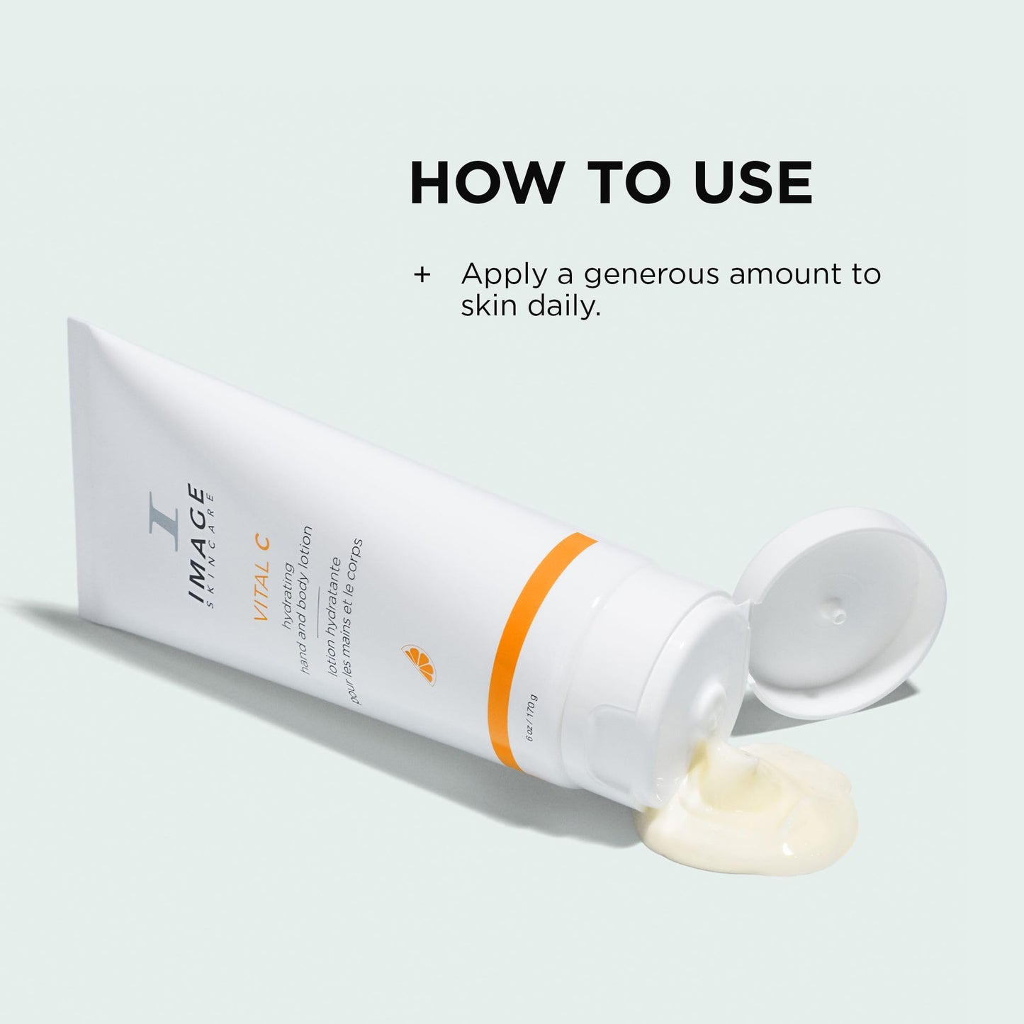 IMAGE Skincare, VITAL C Hydrating Hand and Body Lotion, Brightening and Moisturizing with Vitamin C, Shea Butter and Hyaluronic Acid, 6 oz