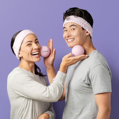 Boka JawSpa Facial Tension Kit w/Face Ball, 2 Cryo Cubes, Headband, Travel Bag, & Lemon Lavender Travel Size Nano-Hydroxyapatite (n-Ha) Toothpaste