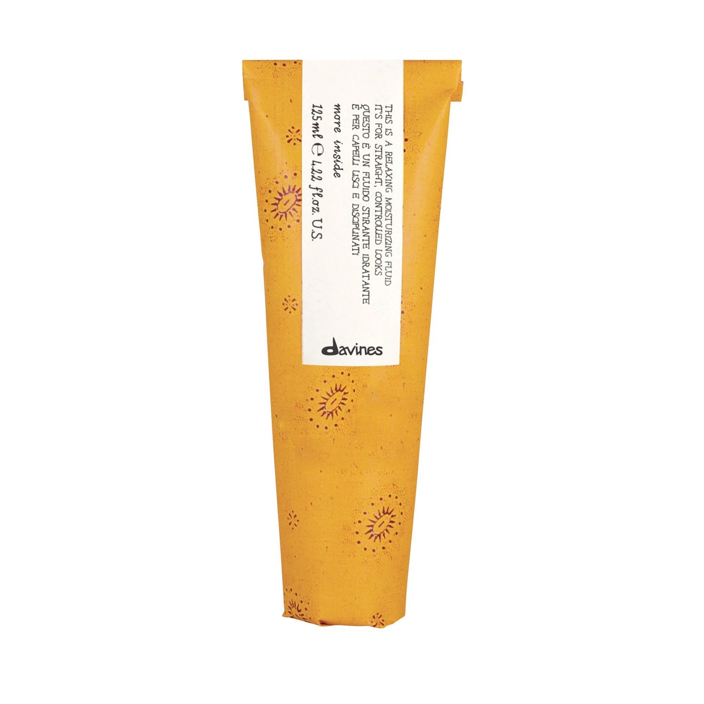 Davines This Is A Relaxing Moisturizing Fluid, No Hold Straightening & Anti-Frizz - Smooths & Relaxes Curls - Adds Shine & Hydration, 4.23 Fl Oz