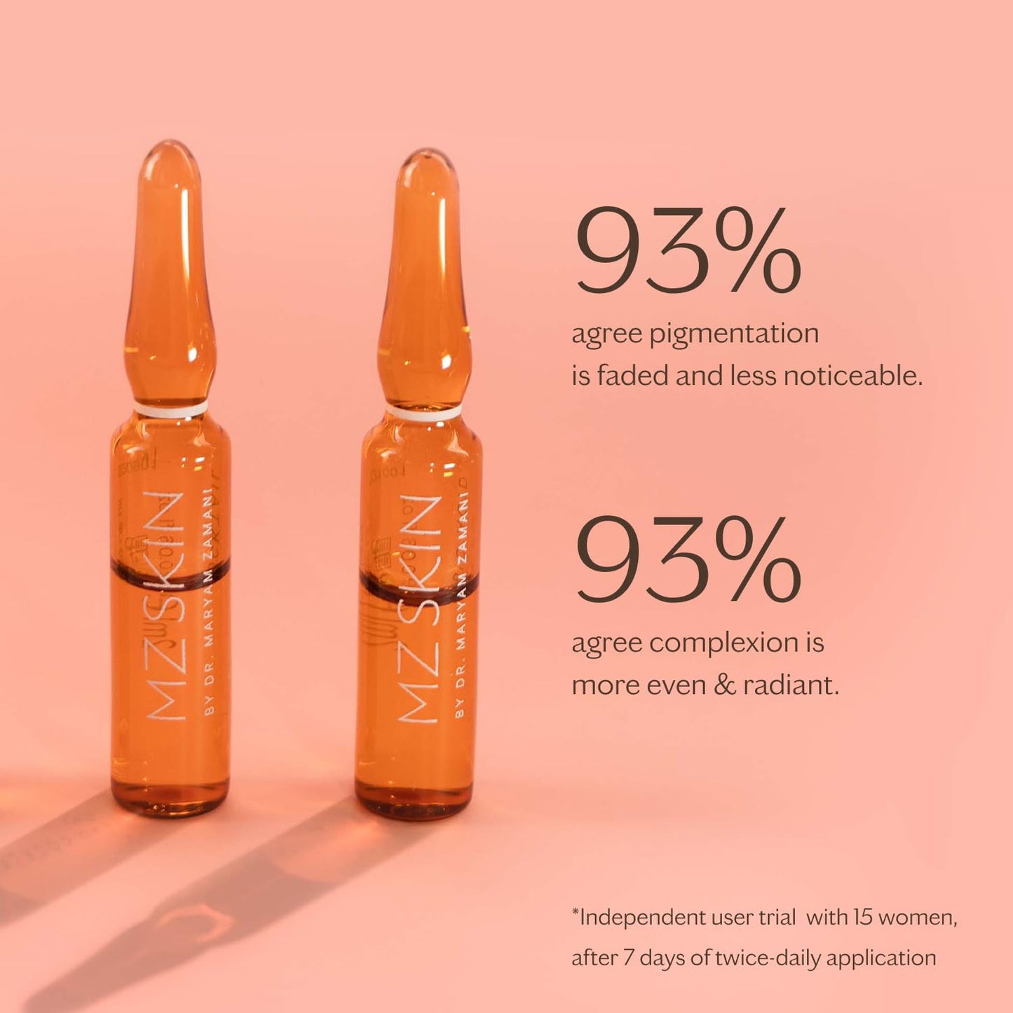 MZ Skin Pigmentation Correcting Ampoules 10-Pack Set | 7-Day Intensive Treatment for Brightening Hyperpigmentation & Dark Spots, With Tranexamic Acid & Alpha Arbutin, Fragrance Free