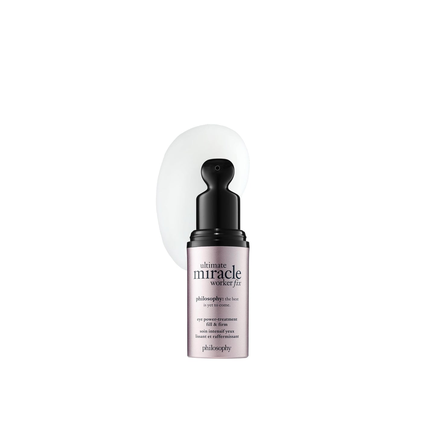 philosophy ultimate miracle worker power treatment fill & firm eye cream- with retinol & soy extract - creates a notably smoother and more youthful-looking appearance -0.5 fl oz