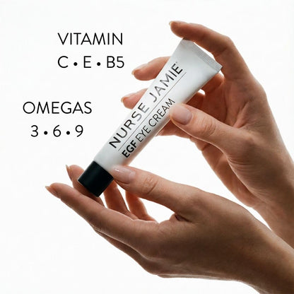 Nurse Jamie EGF Eye Cream – Hydrating & Firming Treatment for Dark Circles, Puffiness & Fine Lines