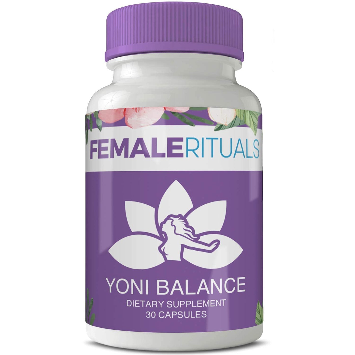 Yoni Balance Vaginal Pills – 30 Count | Natural Vaginal Rejuvenation & Moisturizer for Dryness | Kacip Fatimah Formula – No Gel or Cream Required