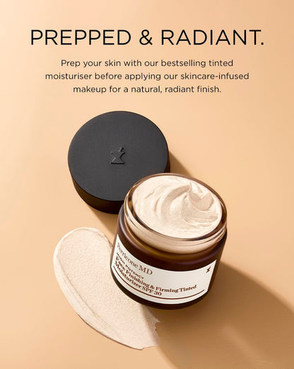 Perricone MD High Potency Classics Face Finishing & Firming Tinted Moisturizer for Face - Mineral Sunscreen with SPF 30 - Lightweight, Fast-Absorbing, Oil-Free - Minimizes Wrinkles - Vegan - 2 fl oz