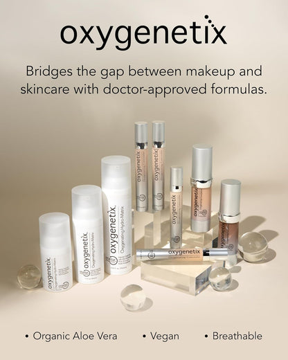 Oxygenetix Oxygenating Hydro-Matrix (1oz) | Lightweight Aloe-Based Face Moisturizer with Hyaluronic Acid for Sensitive, Dry, or Compromised Skin