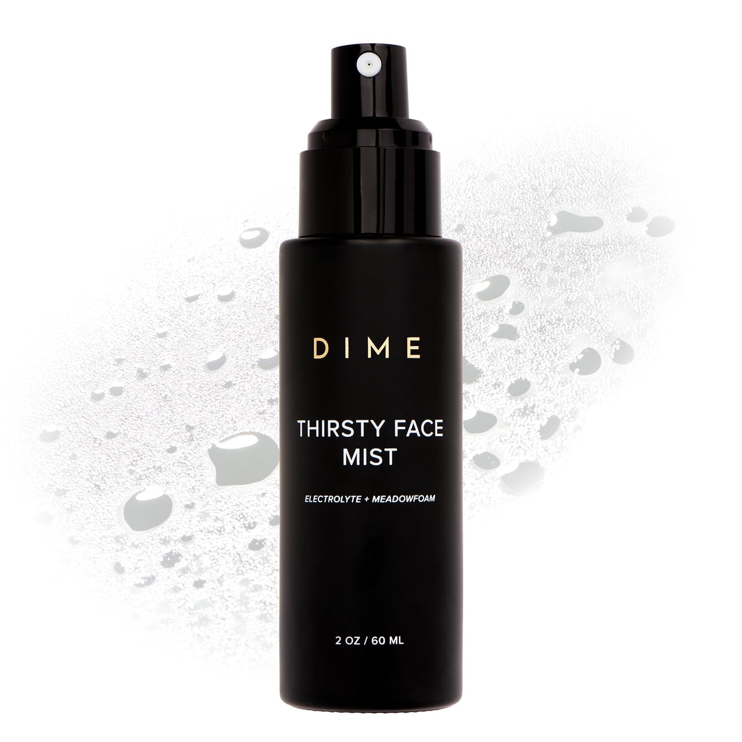 DIME Beauty Thirsty Face Mist Hydrating Setting Spray For Makeup With Sea Moss Electrolytes Antioxidants Glass Skin Primer And Blue Light Protection Make Up Setting Spray for Face 2 oz / 60 ml
