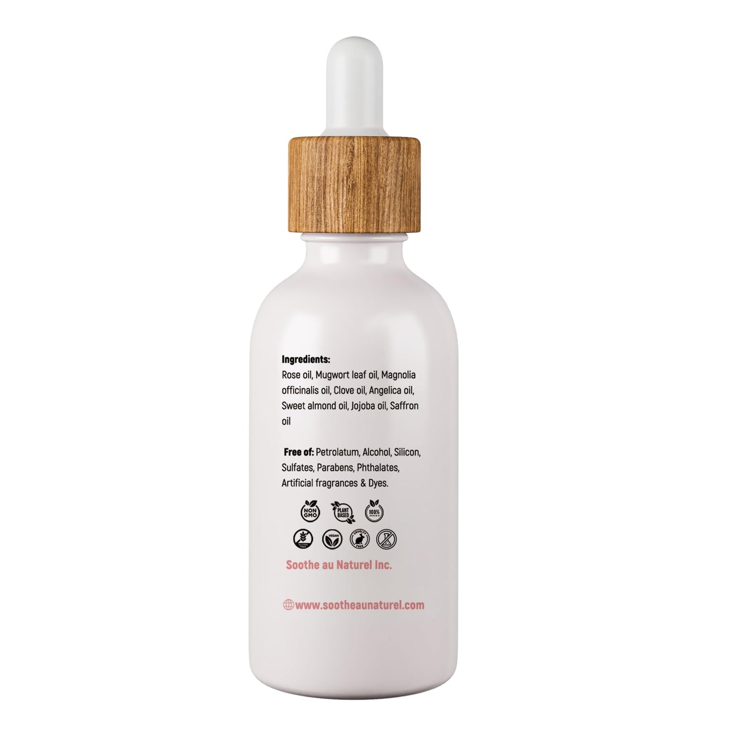 Feminine Oil for Private Parts & Sensitive Skin, Daily Feminine Care with Rose, Jojoba, & Sweet Almond Oils, pH Wash for Women, 50ml