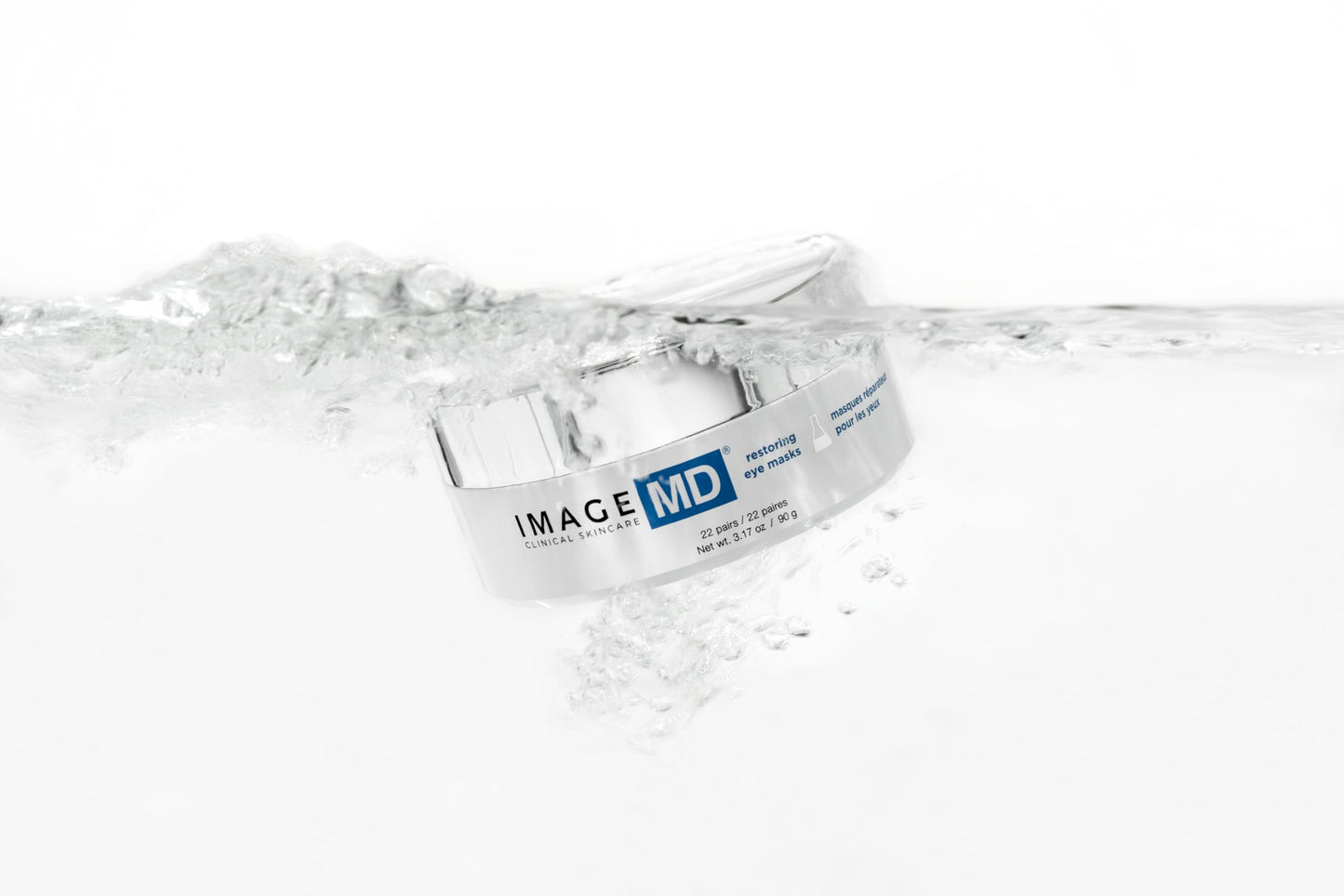 IMAGE Skincare, IMAGE MD Restoring Eye Masks, Hydrating Hydro-Gel Under Eye Masks, 3x Hyaluronic Acid Visibly Firms and Hydrates