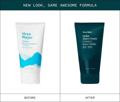 Ursa Major Natural Shave Cream | Non-irritating, Vegan and Cruelty-Free | Formulated for Men and Women | 5 ounces