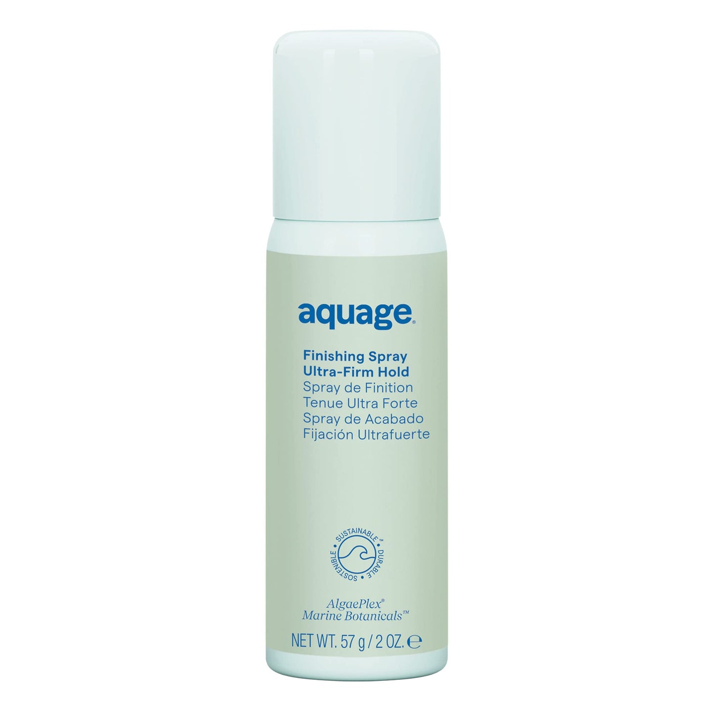 Aquage Finishing Hair Spray for Women & Men - Volumizing + Flexible Holding Spray for Shine and Long Lasting Style - Professional Hair Styling Products (2 oz)