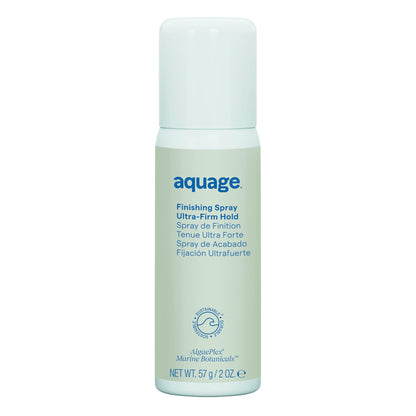 Aquage Finishing Hair Spray for Women & Men - Volumizing + Flexible Holding Spray for Shine and Long Lasting Style - Professional Hair Styling Products (2 oz)