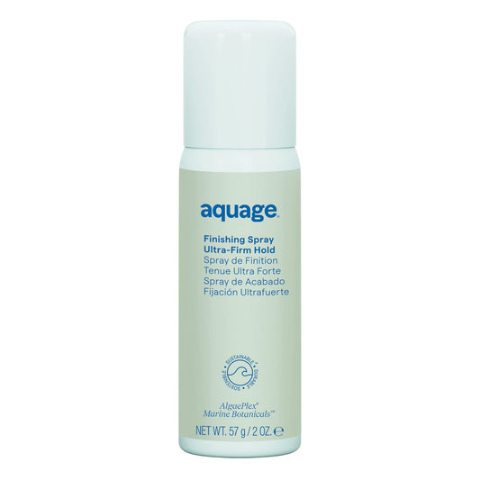 Aquage Finishing Hair Spray for Women & Men - Volumizing + Flexible Holding Spray for Shine and Long Lasting Style - Professional Hair Styling Products (2 oz)