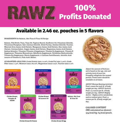 Rawz® Shredded Chicken Breast & Coconut Recipe 8/2.46 oz Pouches