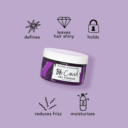 Bumble and bumble. Curl Gel Pomade | Adds Shine and Definition to Coily, Curly, Wavy Hair | Anti Frizz | Adds Shine | With Jojoba, Avocado + Coconut Oil | Standard Size, 3.4 Fl Oz