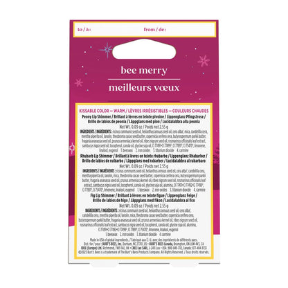 Burts Bees Kissable Color Warm Gift Set, 1 EA