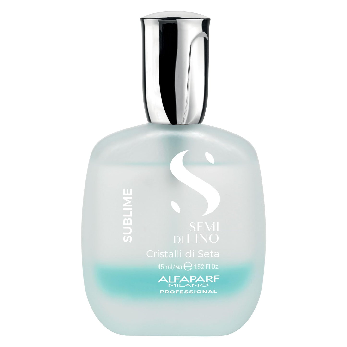 ALFAPARF MILANO Semi di Lino Cristalli di Seta Hair Oil Serum for Fine Hair - Provides Brilliant Shine and Protection - Bi-Phase Serum for Thin Hair - Color Safe - Hydrates, Strengthens (1.52 fl oz)