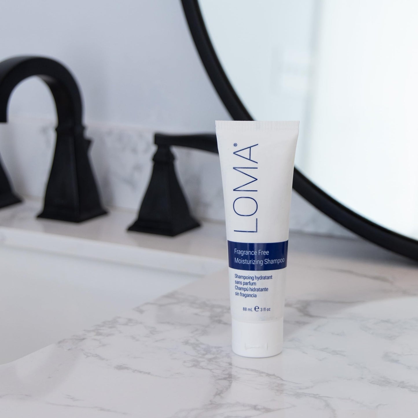 LOMA Fragrance Free Moisturizing Shampoo, 3 Fluid Ounce