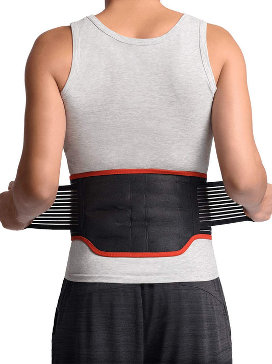 MAXAR Bio-Magnetic Back Brace for Lower Back Pain Women and Men - Lumbar Support Brace W/ 34 Powerful Magnets & Far Infrared Technology - Lower Back Support for Sciatica, Herniated Disc, Scoliosis