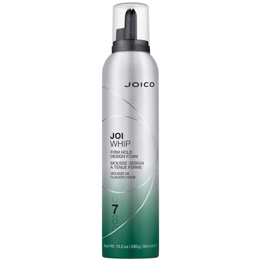 Joico JoiWhip Firm Hold Designing Foam | For Most Hair Types | Add Volume & Body | Boost Shine | Control Frizz & Flyaways | Heat, Humidity, & Pollution Protection | Silicone & Paraben Free