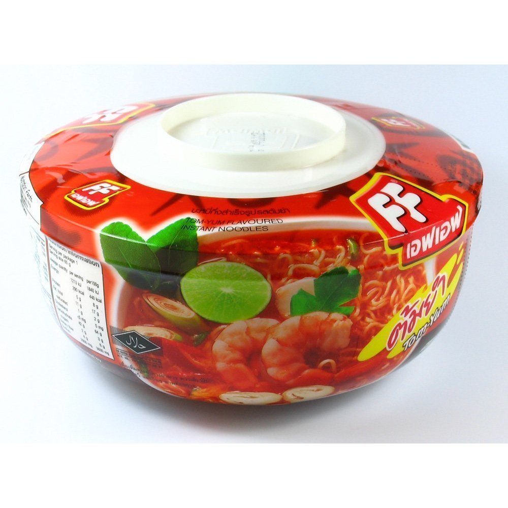 FF Instant Noodle Bowl 2.30 Ounces 6-Pack (Tom-Yum Flavor)
