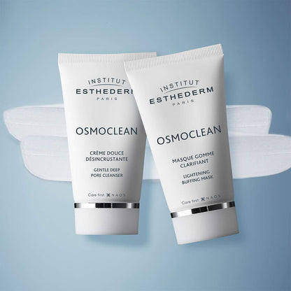 Esthederm - Osmoclean Lightening Buffing Mask - Face, Neck and Décolleté - Rich Cream Mask - All Skin Types