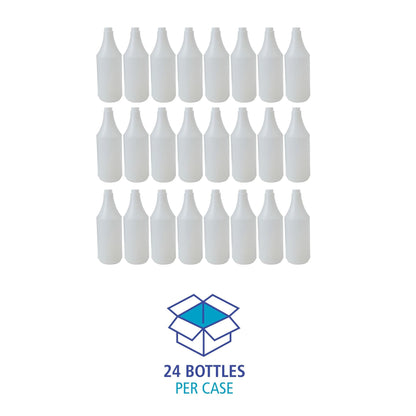 Boardwalk BWK00032 32 oz. Embossed Spray Bottle - Clear (24/Carton)