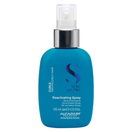 ALFAPARF MILANO Semi di Lino Curls Reactivating Spray - Hydrating and Nourishing - Lightweight Frizz Control - Color, Humidity and Heat Protection - All Curl Types - Coily, Curly, Wavy - 4.23 fl. oz