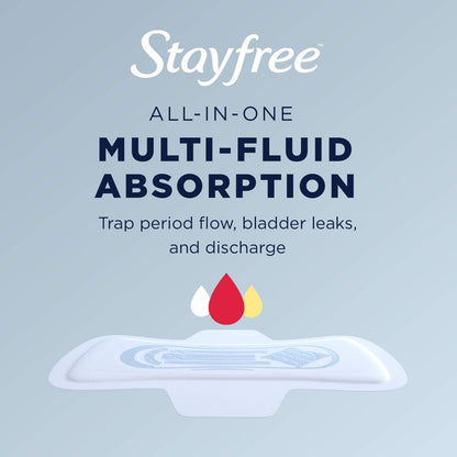 Stayfree Reg Maxi Pad c Size, 24 Count (Pack of 1), Regular
