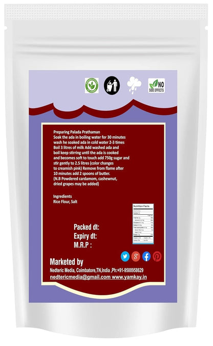 Yamkay Palada Rice - Ideal for Delicious & Creamy Payasam/Kheer | Big Grain | Perfect for Traditional Desserts (300 GM)