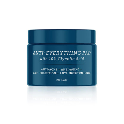 Oars + Alps Anti Everything Pads & Blackhead Remover, Facial Cleanser & Exfoliator with 10% Glycolic & Salicylic Acids for All Skin Types, Exfoliant Hydrates Skin & Reduces Blackheds, Wrinkles,28 ct