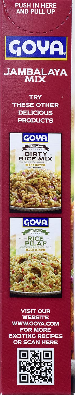 Goya Foods Louisiana Style Jambalaya Rice Mix, 7 Ounce (Pack of 12)