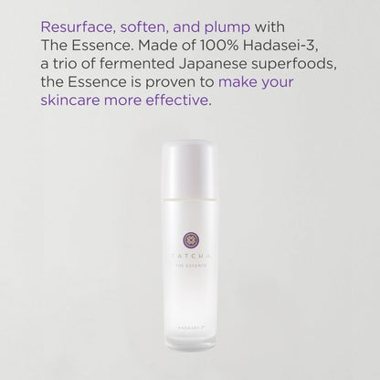 TATCHA The Essence, Midi-Size - Skincare Boosting Treatment, Moisturizing and Skin Softening Oil-Free Serum Infused with Green Tea