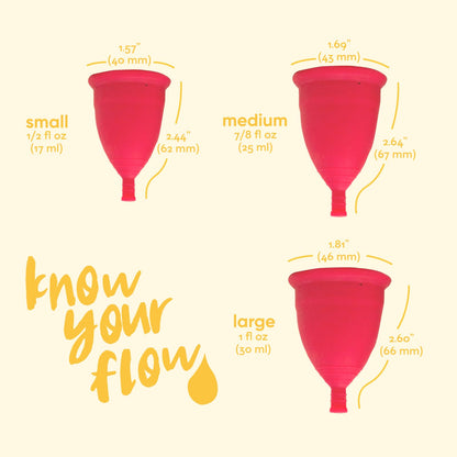 Oi | Organic Initiative - Menstrual Cup | Small - Slim-fit, Wear for 12 hrs | Reusable, Leak Free (17 ml) - Tampon and Pad Alternative