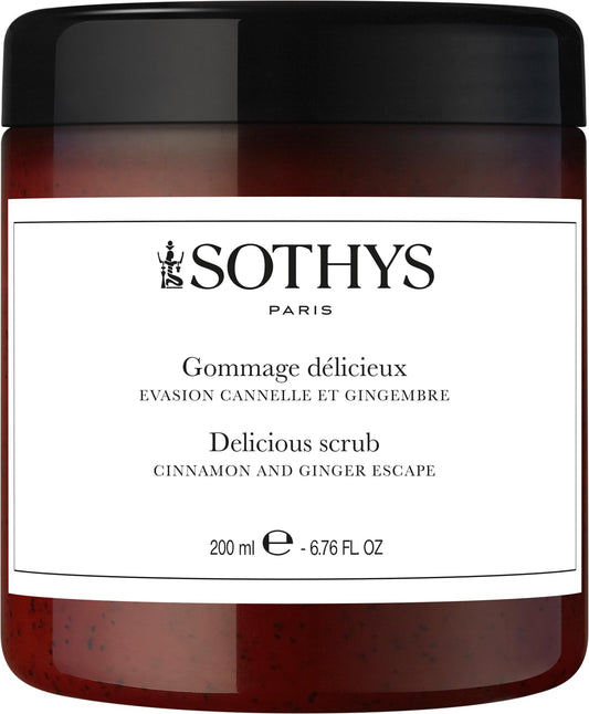 SOTHYS Delicious Scrub | Cinnamon & Ginger Escape | Exfoliating Body Balm for Women & Men | Moisturizing & Nourishing Care