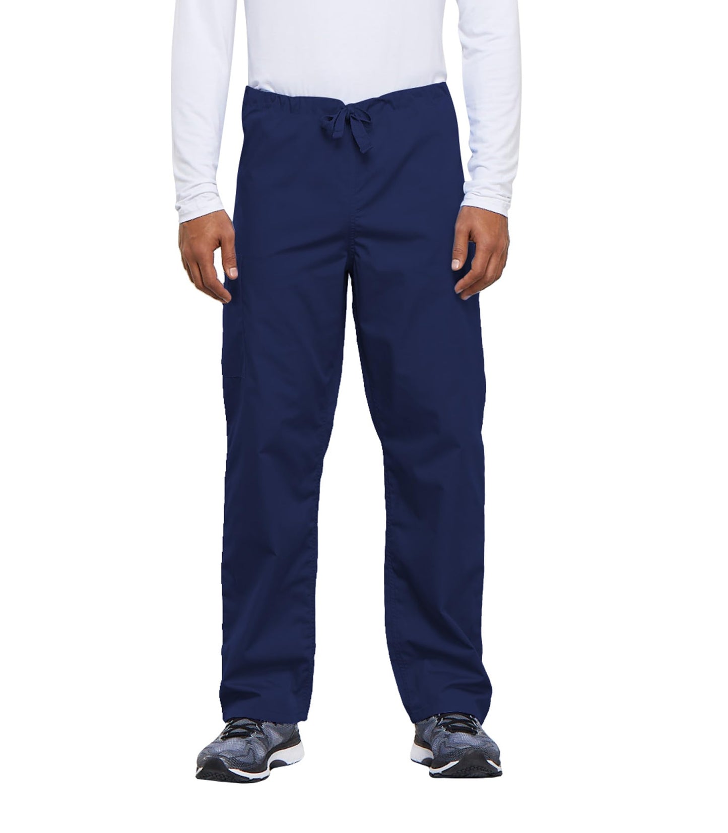 Cherokee Unisex Scrub Pants for Men & Women Drawstring Cargo Medical Uniform Straight Leg Nursing Scrub Bottoms - 4100