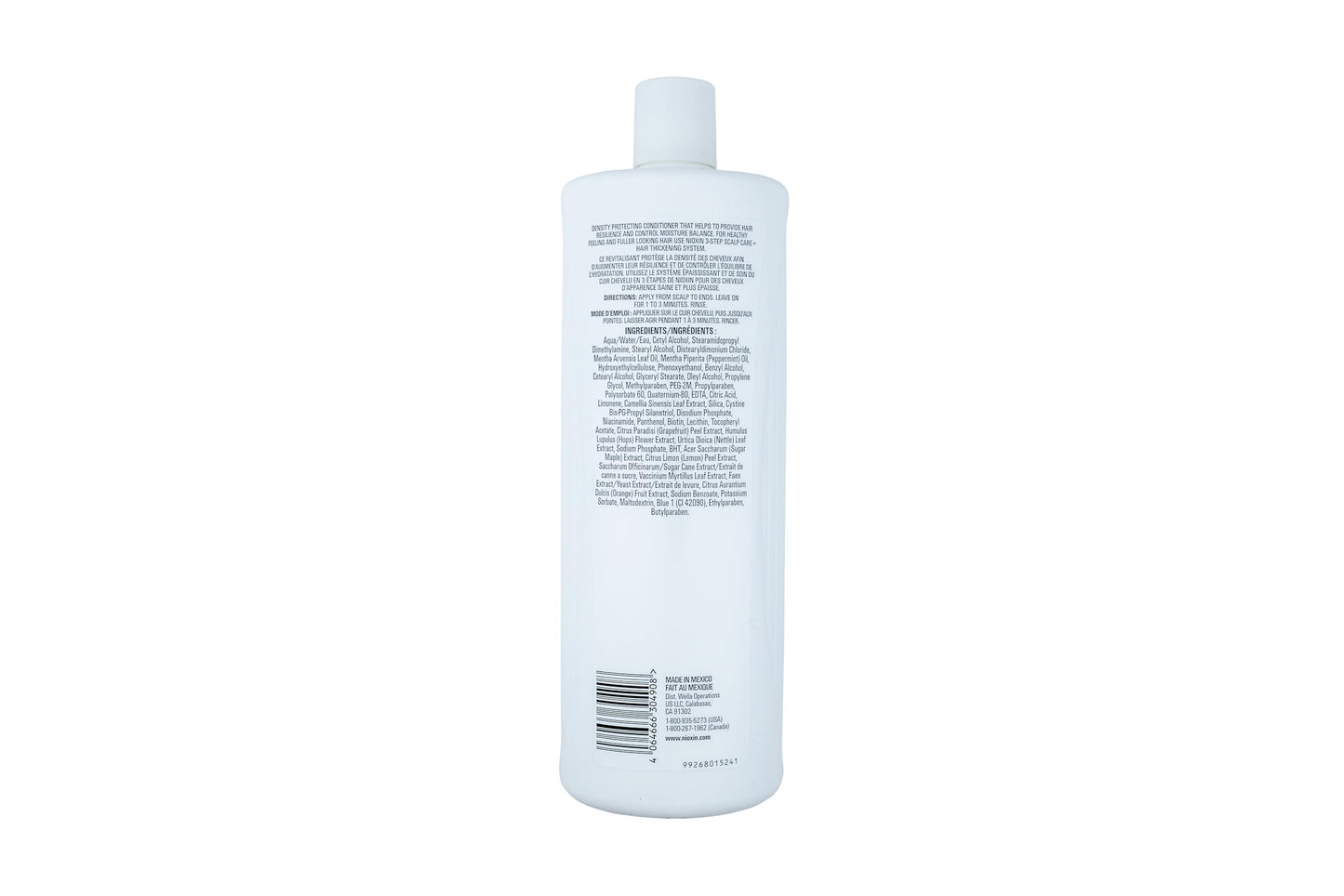 Nioxin System 1 Scalp + Hair Thickening Conditioner for Natural Hair with Light Thinning | Strengthen Against Breakage with Niacinamide & Biotin | Refreshed Scalp with Healthy Shine