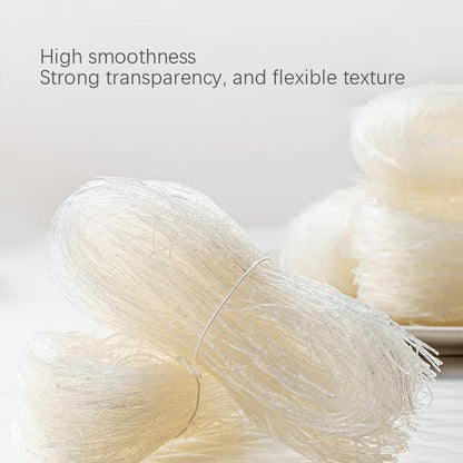 SIJIYUNLI-Longkou Vermicelli 100g/3.5oz glass noodles, fat free, low calorie, alternative to pasta