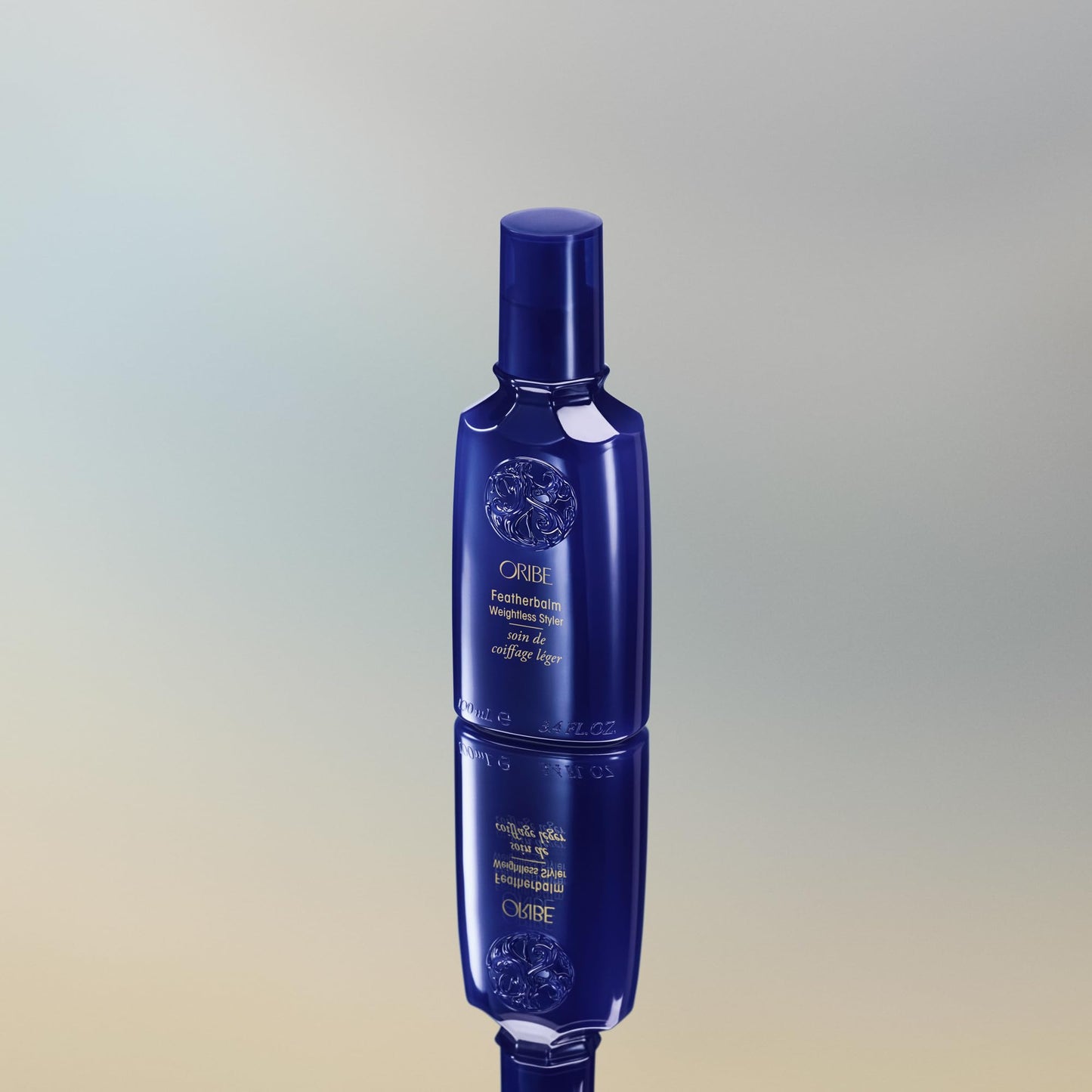 Oribe Feather Balm Ultra Light Hair Cream - Lightweight Styling Balm Detangles, Smooths & Adds Shine - Blowout Primer, Air Dry Cream & Light Texturizer - For Fine, Thin Hair - 3.4 oz