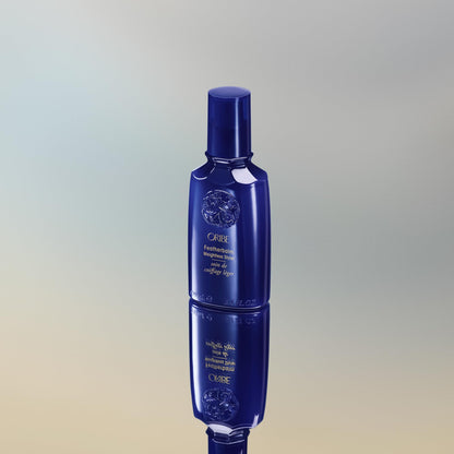 Oribe Feather Balm Ultra Light Hair Cream - Lightweight Styling Balm Detangles, Smooths & Adds Shine - Blowout Primer, Air Dry Cream & Light Texturizer - For Fine, Thin Hair - 3.4 oz
