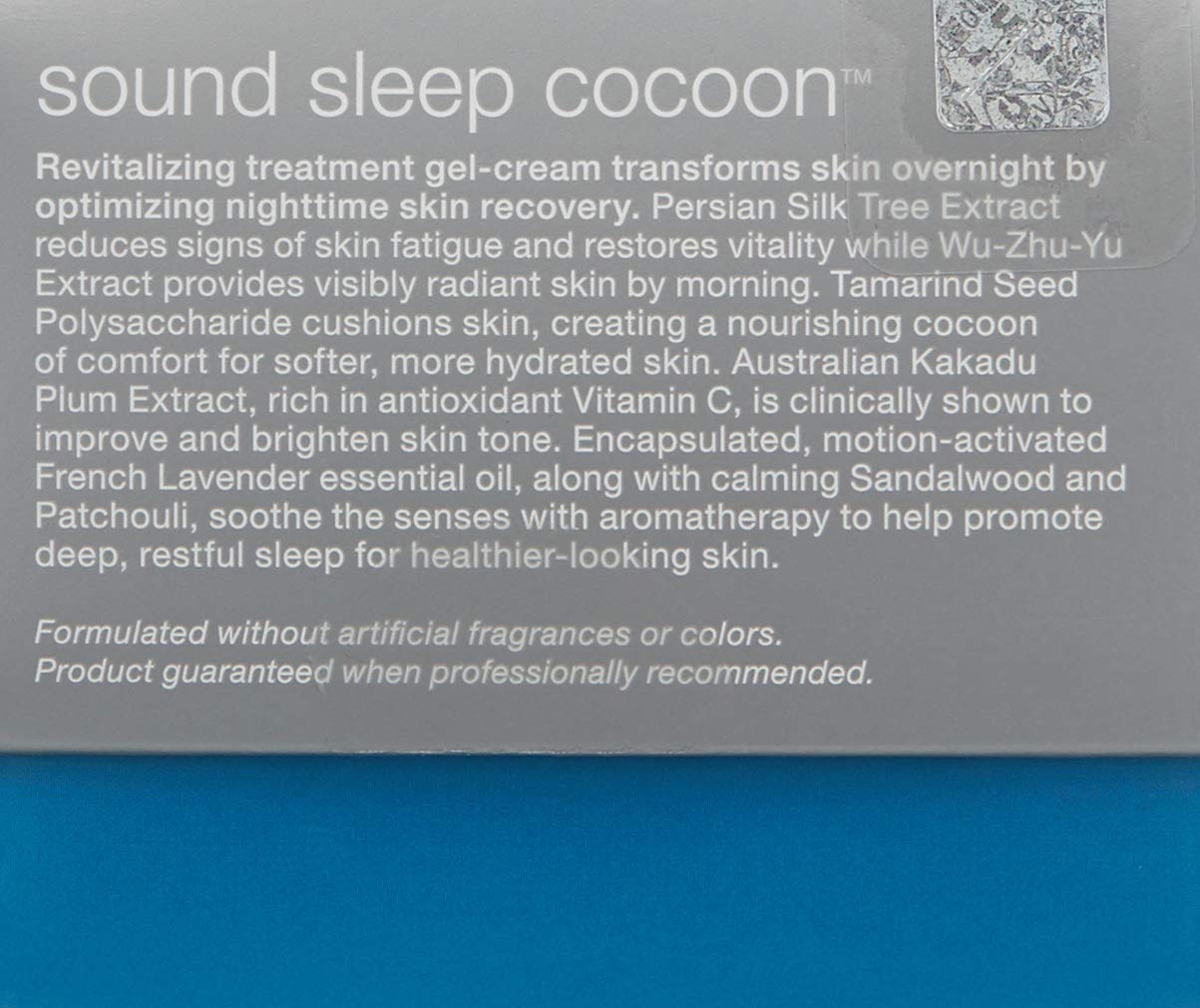 Dermalogica Sound Sleep Cocoon Night Cream Gel for Face, Revitalizing Overnight Moisturizer with Essential Oils - Promotes Restful Sleep for Radiant, Healthier-Looking Skin, 1.7 Fl Oz