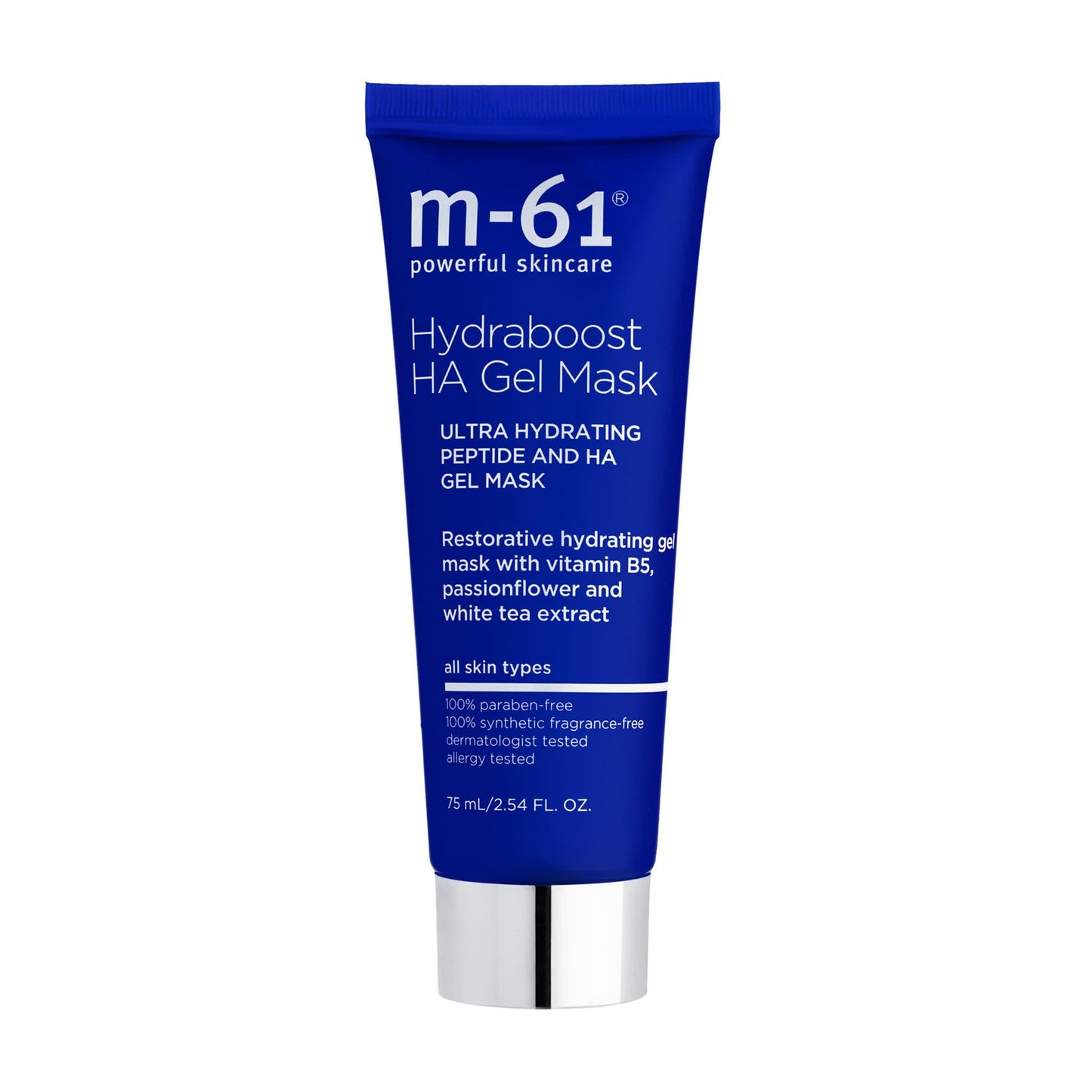 m-61 Hydraboost HA Gel Mask | Ultra-Hydrating, Cooling Gel Mask With Hyaluronic Acid, Vitamin B5, Peptides, and White Tea Extract, 2.5 Fl. Oz.