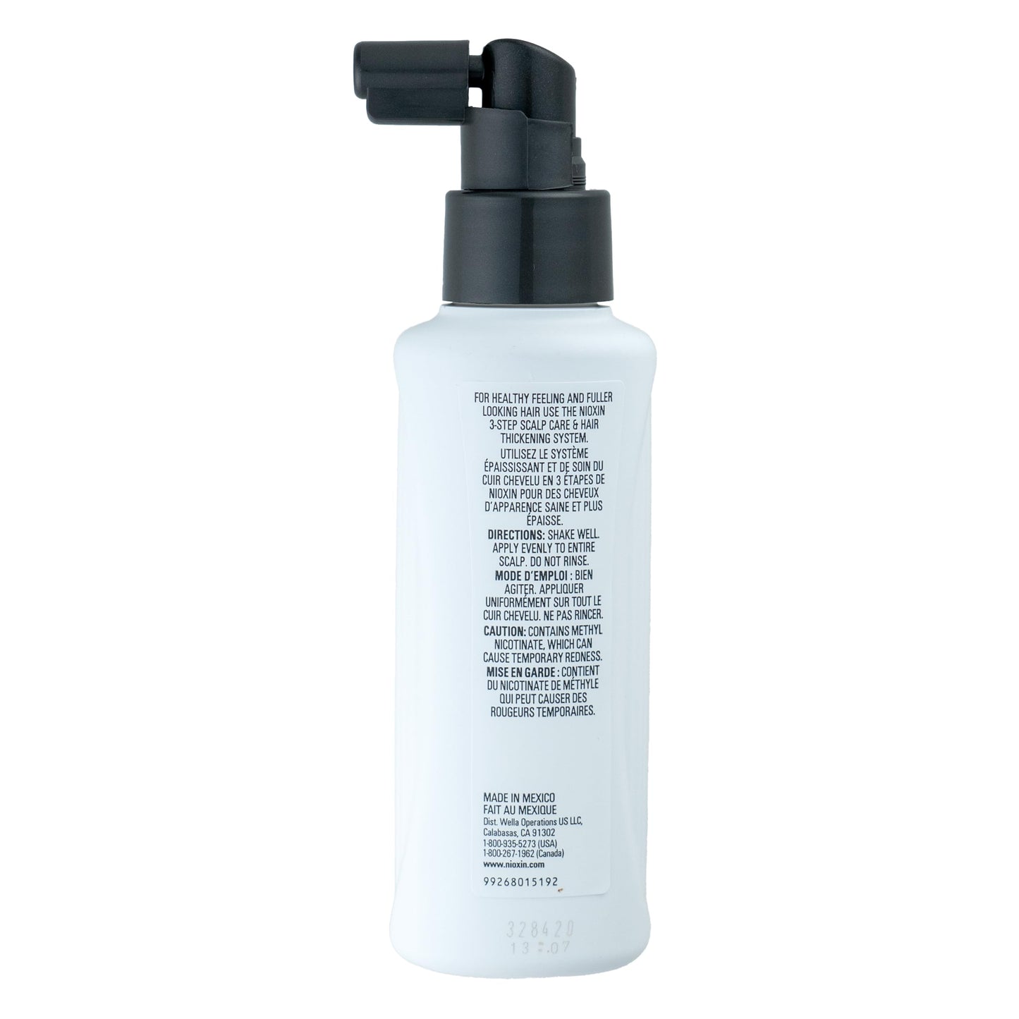 Nioxin System 3 Scalp Care + Hair Thickening Leave-In Treatment | For Colored, Dry, & Damaged Hair with Light Thinning | Strengthen & Nourish with Niacinamide & Biotin