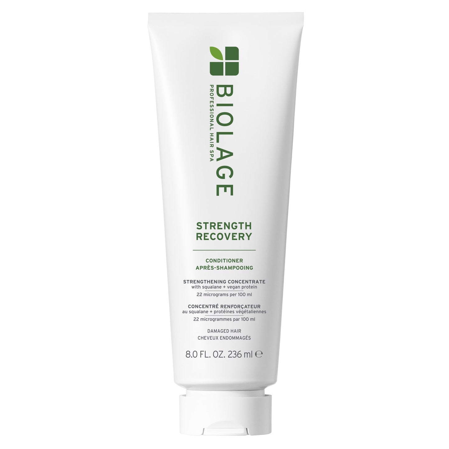 Biolage Strength Recovery Conditioner - Moisturizes & Strengthens Damaged Hair, Softness & Shine, Hydrates and Repairs Damaged Hair, With Olive Squalane & Vegan Proteins, Paraben-Free, Vegan