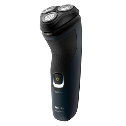 Philips Norelco Shaver Series 1000 Wet or Dry Electric Shaver, ComfortCut Blades, 3-Directional Flex Heads, One-Touch Open, 40 Minutes of Cordless Shaving from an 8-Hour Charge